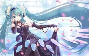 甜美初音未来公主殿下壁纸