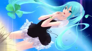 甜美初音未来公主殿下壁纸_4