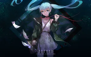 甜美初音未来公主殿下壁纸_5