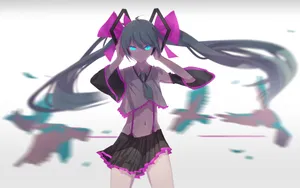甜美初音未来公主殿下壁纸_6