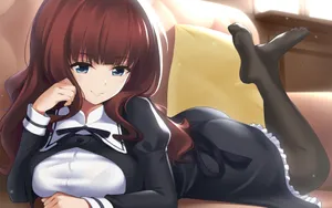 身材曲线优美的动漫美女壁纸_2