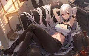 身材曲线优美的动漫美女壁纸_8