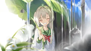 俏皮可爱的动漫美女图片_5