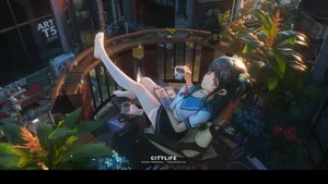 俏皮可爱的动漫美女图片_10