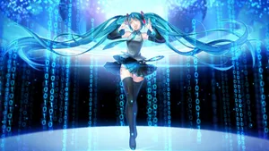 初音未来人物桌面壁纸_2