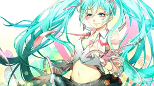 初音未来人物桌面壁纸_4