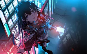 动漫二次元美女桌面壁纸_5