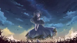 性感温柔动漫美女壁纸_7