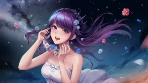 性感温柔动漫美女壁纸_8