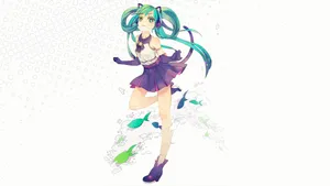 少女初音未来壁纸_2