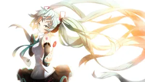 少女初音未来壁纸_8