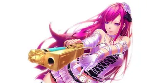 二次元性感长腿美女壁纸_8