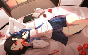 性感甜美动漫少女壁纸_4