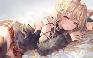 性感甜美动漫少女壁纸_5