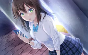 性感甜美动漫少女壁纸_6