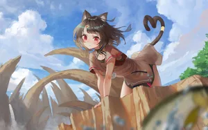 性感甜美动漫少女壁纸_9