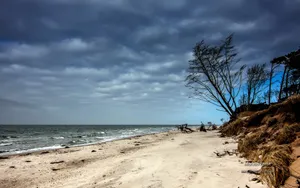 德国海滩沙滩风景壁纸_6