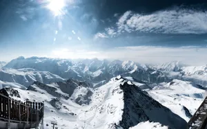 壮丽雪山风景壁纸_5
