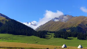 新疆天山山脉风景壁纸_5
