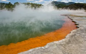 新西兰香槟池风景壁纸_17