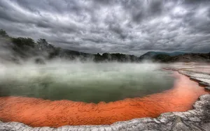 新西兰香槟池风景壁纸_20