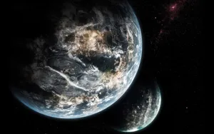 太空地球照片高清壁纸_3