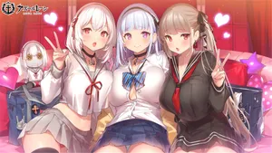 惊艳动人动漫美女壁纸_8