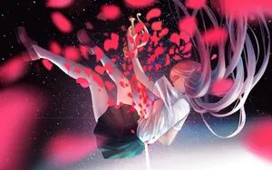 二次元短裙动漫女孩壁纸_5