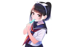 治愈系动漫萌妹壁纸大全_8