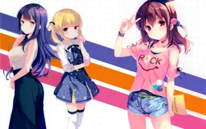 萌系动漫少女图片壁纸_3