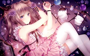 萌系动漫少女图片壁纸_5