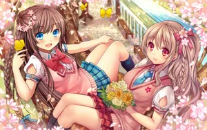 萌系动漫少女图片壁纸_7