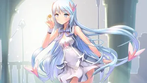 唯美浪漫动漫女孩人物图片_3