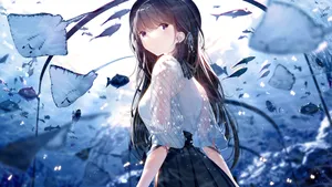 唯美浪漫动漫女孩人物图片_9