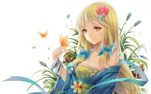 二次元美女性感壁纸_7