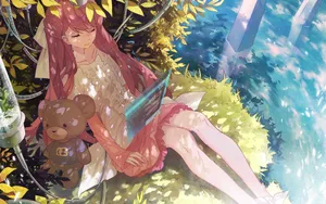 萌系娇美动漫女孩壁纸_4