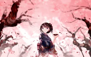 萌系娇美动漫女孩壁纸_9