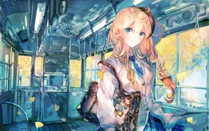 萌系娇美动漫女孩壁纸_10