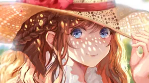甜美软萌动漫美女桌面壁纸_4