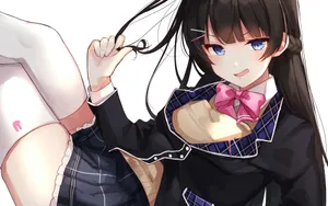 性感动漫少女桌面壁纸_3