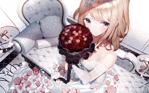 性感动漫少女桌面壁纸_4