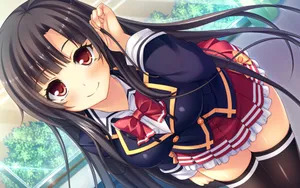 性感动漫少女桌面壁纸_5