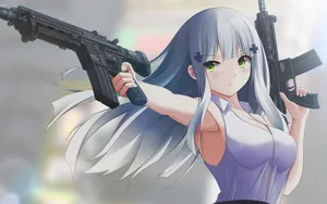 性感动漫少女桌面壁纸_6