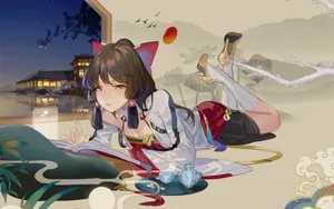 性感动漫少女桌面壁纸_10