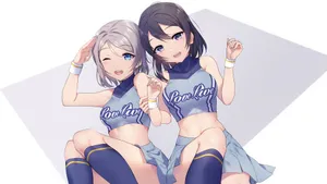 甜美的动漫少女壁纸_2