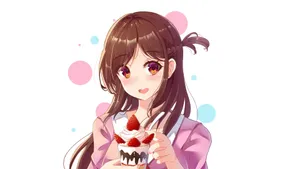 甜美的动漫少女壁纸_4