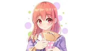 甜美的动漫少女壁纸_8
