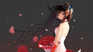唯美动漫萌系清新美女壁纸
