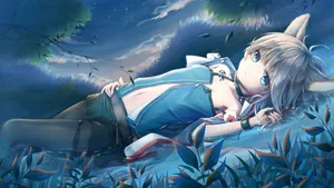 二次元美女性感桌面壁纸_4
