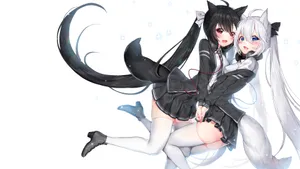 二次元美女性感桌面壁纸_8